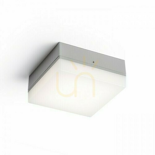 Kontrola Plafonds Venkovní brýle s povrchovou montáží stříbrná šedá 230 V Led 5 W Ip54 3000 K