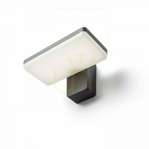 Kontrola Nástěnné svítidlo Rina nástěnné svítidlo Antracit 230 V Led 12 W Ip65 3000 K