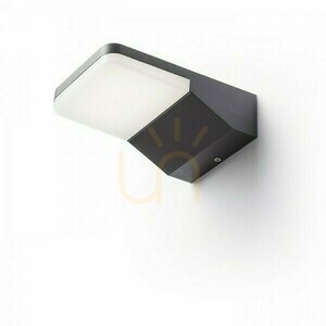 Nástěnné svítidlo Virgo nástěnné svítidlo Antracit 230 V Led 9 W Ip65 3000 K small 0