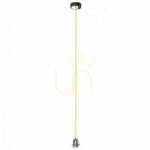 Závěsná sada ke stínidlu Rendl HEX R11912 E27, černá, limetkový kabel 150 cm small 1