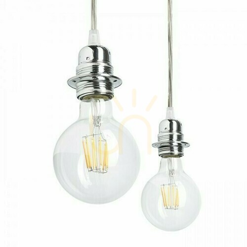 Kontrola Závěsná sada Rendl KOMBIX 6 chrom CHB+TC+CHF 230V E27 max. 6x15W