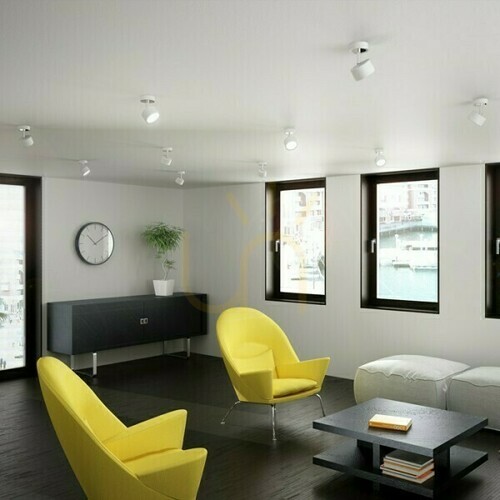 Kontrola Pixie Povrchová lampa nastavitelná bílá chrom 230 V Led Gx53 7 W.