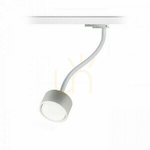 Pixie Spotlight na ohebném rameni pro 3fázovou kolejnici Bílá 230 V Led Gx53 7 W. small 0