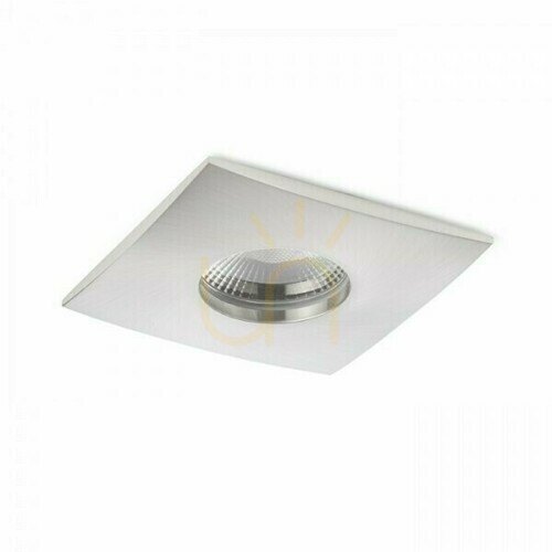 Kontrola Zapuštěné svítidlo Waterboy Sq Nickel Mat 230 V Led 10 W 40° Ip65 3000 K