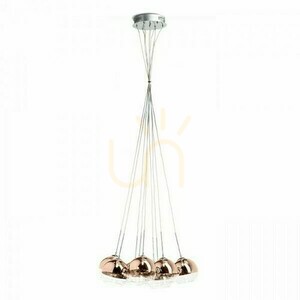 Závěsná lampa Astral Copper Glass/Transparent Glass 230 V/12 V G4 10x20 W. small 1