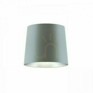 Stínidlo pro stojací lampu CONNY 35/30 Monaco petrolejově modrá / stříbrné PVC E27 max. 23 W small 1