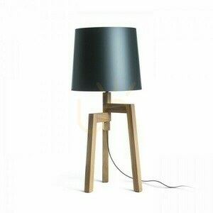 Stínidlo pro stojací lampu CONNY 35/30 Monaco petrolejově modrá / stříbrné PVC E27 max. 23 W small 3