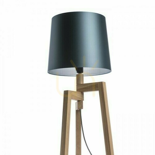 Kontrola Stínidlo pro stojací lampu CONNY 35/30 Monaco petrolejově modrá / stříbrné PVC E27 max. 23 W