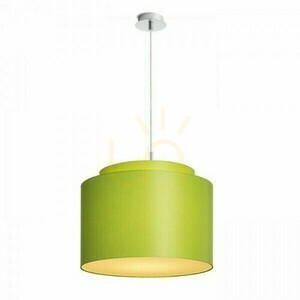 Stínidlo, stínidlo dvojité 40/30 Chintz Lime/White Pvc Max. 23 W small 2