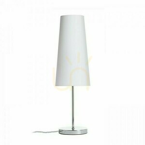 Stínidlo na stolní lampu CONNY 15/30 - polycotton bílý / bílé PVC, E27 max. 23 W small 1