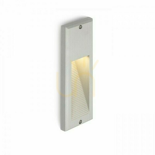 Kontrola Venkovní zapuštěné svítidlo Faca Silver Grey 230 V LED 2 W IP54 3000 K