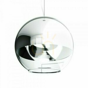 Beau Monde 35 Závěsné svítidlo Chromované sklo/Transparentní sklo 230 V E27 25 W. small 2