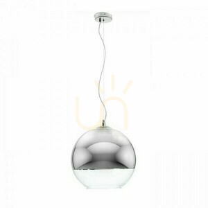 Beau Monde 35 Závěsné svítidlo Chromované sklo/Transparentní sklo 230 V E27 25 W. small 0