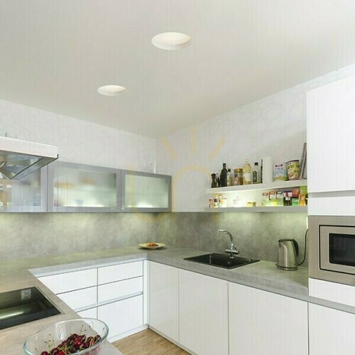 Kontrola Mia R Zapuštěné svítidlo Sádra/Akryl Satin 230 V E27 2x18 W.