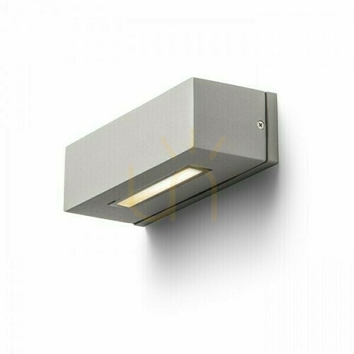 Kontrola Nástěnné svítidlo Woop nástěnné svítidlo Stříbrná šedá 230 V R7s 78mm 48 W Ip54