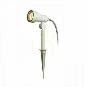 Venkovní reflektor Direzza na bodci stříbrnošedý 230 V GU10 LED max 8 W IP54 small 3