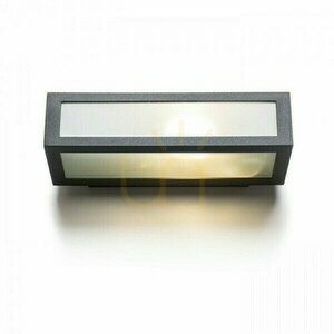 Nástěnné svítidlo Gino nástěnné svítidlo Antracit 230 V E27 18 W Ip44 small 1