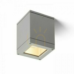 Plafonds Outdoor Quadra M Stropní stříbrná šedá 230 V E27 75 W Ip54 small 0