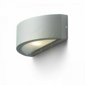 Venkovní nástěnné svítidlo Lesa Stříbrnošedé 230 V E27 26 W IP54 small 0