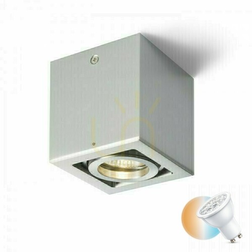 Kontrola Hliníkové stropní svítidlo Berit I 230 V Gu10 50 W.