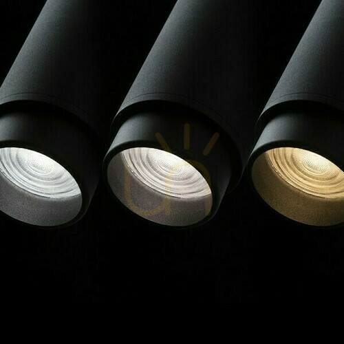 Kontrola Focus 20 Dimm na 3fázový reflektor. Kolejnice černá 230 V Led W 10 60° 3000 K 4000 5000