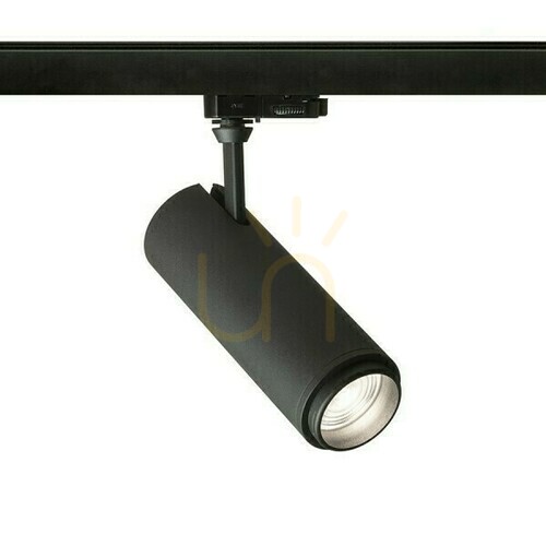 Kontrola Focus 20 Dimm na 3fázový reflektor. Kolejnice černá 230 V Led W 10 60° 3000 K 4000 5000