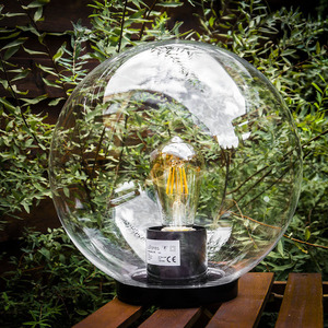 LUNA BALL 20cm průhledný zahradní míč small 4