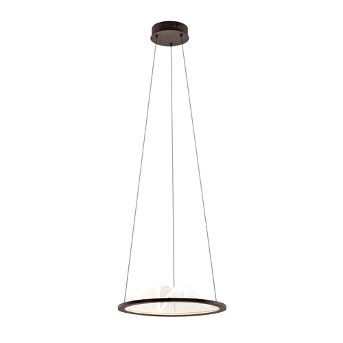 Kontrola Závěsné LED svítidlo Italux Baret hnědé 26W 3000K PND-58038-26W-3K
