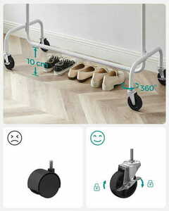 Věšák na oděvy na kolečkách - HSR011W01V1 small 6