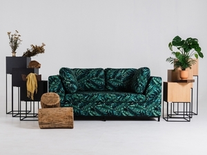 Květináč PALMUS METAL 100x35x35 - dub(3395), černý small 2
