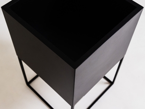 Květináč PALMUS METAL 60x35x35 - černý small 4