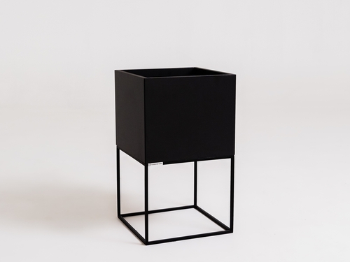 Kontrola Květináč PALMUS METAL 60x35x35 - černý