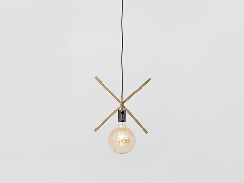 Kontrola Závěsná lampa XLAMP - zlatá