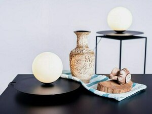 Černá stolní lampa CustomForm SKIVA BALL S Ø30 cm 1×E14 max. 60 W small 1