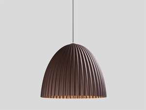 Závěsné svítidlo PLISSART M plisované stínidlo 50 cm hnědé s měděným vnitřkem 1xE27 max 60W CUSTOMFORM small 0