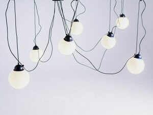 Závěsné svítidlo GLASS M 7 - černé small 0