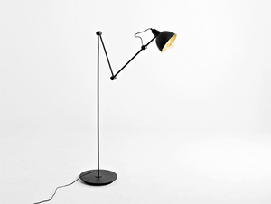 Stojací lampa COBEN FLOOR CustomForm černá, zlatý vnitřek stínidla 170 cm E27 small 0