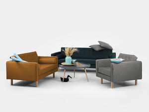 TOPIC WOOD křeslo - ocel(et91), přírodní small 1