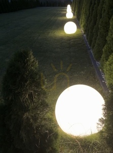 Zahradní koule Lunares Luna Ball 50 cm bílá lesklá LED E27 IP44 LB50B small 11