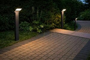 Venkovní sloupkové LED světlo SU-MA NEO 60 cm tmavě šedé 11702-600 DG small 4