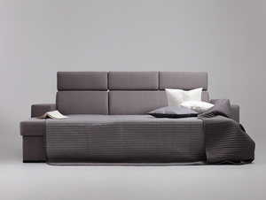 Rohová sedačka s funkcí spaní CustomForm ATLANTICA pravá – inkoustová (et80), buk ořech, lůžko 220x120 cm small 2