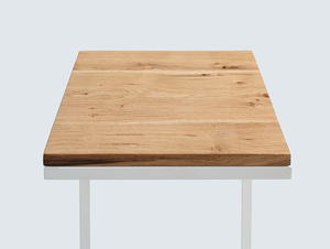 Stůl LUPE SOLID WOOD 30 - dub, bílý small 4