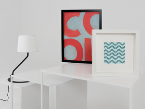 Sada 2 konferenčních stolků WALL TRIO METAL 35x45x55 - bílý small 1