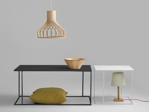 Konferenční stolek WALT METAL 100x60 - černý small 2