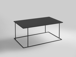 Konferenční stolek WALT METAL 100x60 - černý small 0