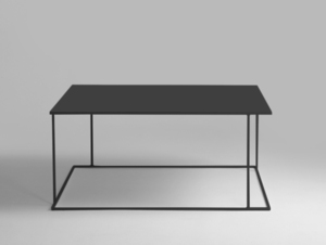Konferenční stolek WALT METAL 100x100 - černý small 3