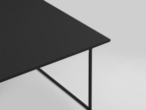 Konferenční stolek WALT METAL 100x100 - černý small 4