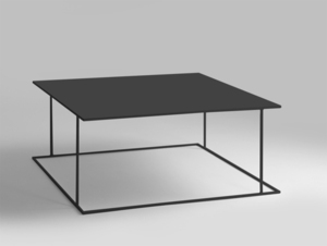 Konferenční stolek WALT METAL 100x100 - černý small 0
