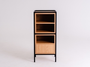 Modulární regál CustomForm SKAP 1R2 MIX rám černý RAL 9005 45 × 40 × 102 cm small 3