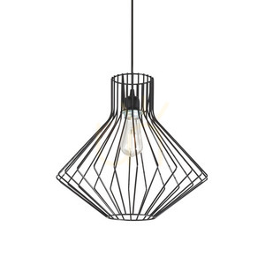 Závěsné svítidlo Ideal Lux Ampolla SP1 Nero černé 39,5 cm E27 167497 0 Závěsné svítidlo Ideal Lux Ampolla SP1 Nero černé 39,5 cm E27 167497 small 0